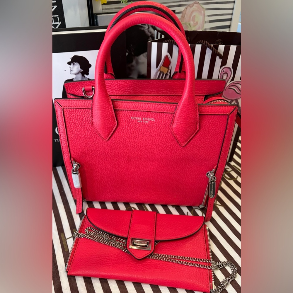 NWT FULL INCLUSION HENRI BENDEL RIVINGTON LIMITED EDITION SATCHEL/CROSSBODY - Picture 7 of 16